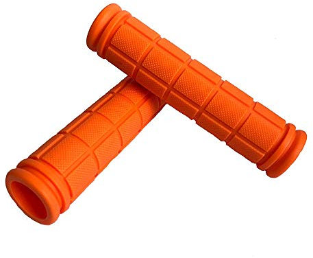 ABSOAR Fahrrad-Lenkergriffe, rutschfest, Gummi, für Erwachsene, Kinder, Mädchen, Jungen, Scooter, Mountainbike, Stadtrad, MTB, BMX, Unisex, Orange