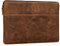STILORD 'Murphy' Laptop Sleeve 15.6 inch Leather Vintage Case Cover for MacBook 16 inch and 15 inch Notebook Document Folder Organizer, Colour:aneto - Brown