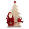com-four® Dekorativer Aufsteller für Weihnachten - Weihnachtsmann aus Holz lackiert - Premium Weihnachtsdekoration zum Hinstellen (01 Stück - Santa Claus 33cm)