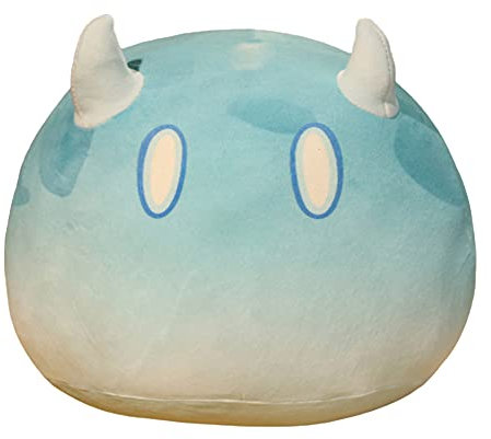 Slime Plüschtier, Slime Monster Plüsch Toy, 35cm Gefüllte Puppe Weiches Kissen Schleim Plüschpuppe Puppe Geburtstagsgeschenk für Spielefans für Kinder Erwachsene (35cm - Wasser)