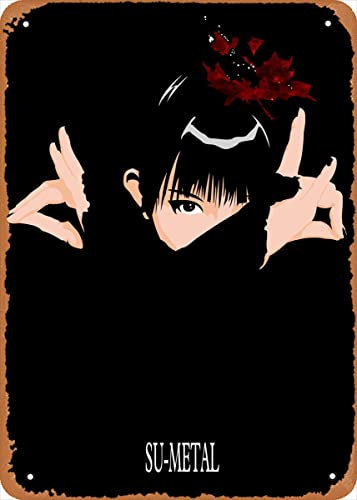 Music Su-Metal ~ Babymetal Blechschild Poster Vintage Kunst Wanddekoration 30,5 x 20,3 cm