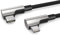 0,3 m da USB C a MICRO USB, cavo OTG, ricarica dispositivi Micro USB, spina angolata, cavo dati, cavo di ricarica, USB 2.0