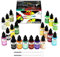 HXDZFX Airbrush Paint Set - 20 Colors × 20ml Quick Dry Air Brush Paints Sets, Water Based Waterproof Acrylic Airbrush Paints Kit For Acrylic Painting, Walls, Glass, Models, Shoes, Wood, etc.
