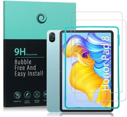 Ibywind Pellicola Protettiva per Honor Pad 8(12 Pollici),con 2 Pezzi in Vetro Temperato,Facile da installare,Durezza 9H