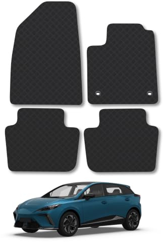 MG 4 (2022+) 3mm Rubber Car Mats | Tailored Fit Durable Floor Mats Full Coverage Protection Waterproof Accessories Easy Clean Anti Slip Made in the UK