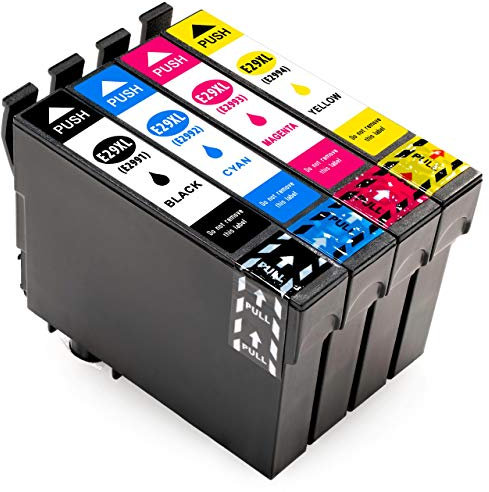 ESMONLINE 4 er Set Multipack kompatible Druckerpatronen als Ersatz für Epson 29 XL (T0299x) passend für Expression Home XP-455 XP-452 XP-442 XP-435 XP-332 XP-335 XP-342 XP-235 XP-245
