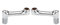 BiaoTeng Adaptador Mezclador Ducha Excentricas Grifo Ajustable en pared Latón 2 adaptadores Excentricas Grifo Ducha, A