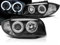 CCFL Angel Eyes Scheinwerfer für BMW 1er E87/81 2004-2011 schwarz