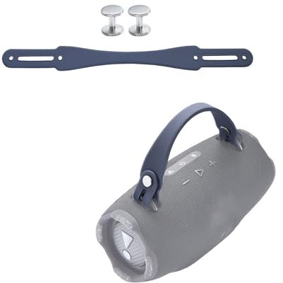 OURHZTB Lautsprechergriff, abnehmbares Zubehör, kompatibel mit JBL Xtreme 4 / Xtreme 3 / Xtreme 2, tragbarer Bluetooth-Audio-Silikon-Tragegurt mit Schrauben, Blau