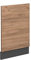 Vicco Frontblende Fame-Line, Goldkraft Eiche/Anthrazit, 45 cm, AP Marmor