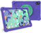 SPC Gravity 5 SE Kids Case – Funda para niños en Silicona fácil de Lavar para SPC Gravity 5 SE (10,1”) con Esquinas reforzadas a Prueba de Golpes y argolla giratoria – Color Morado