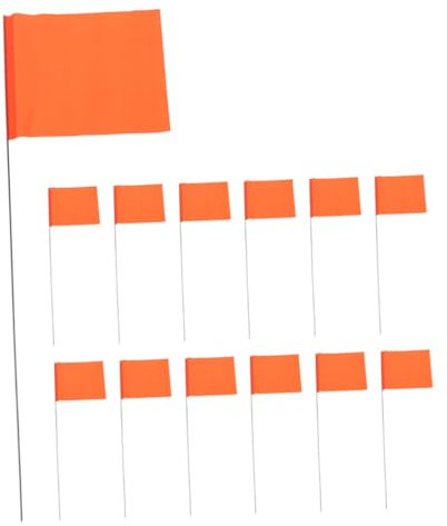 BESPORTBLE 30 Stück Markierungsflaggen – Fahnenmast-Schilder für Vermessung, Gartenmarkierung, Hundetraining und mehr