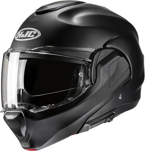 HJC, Modularer Motorradhelm F100 UNI Semi Flat Black, XS