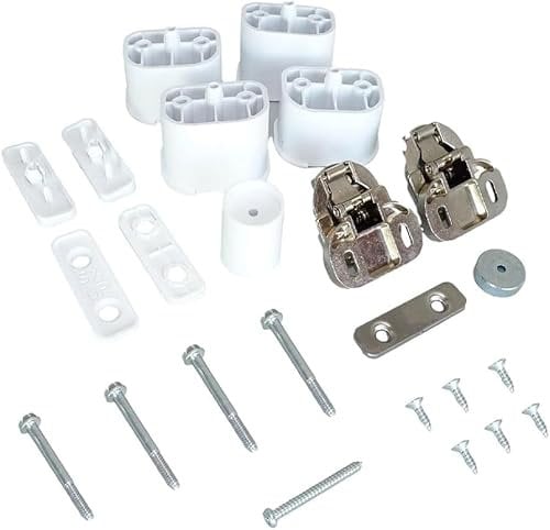COMPATIBLE DECOR CUPBOARD DOOR HINGES INSTALLATION KIT FOR HOOVER CANDY INTEGRATED WASHING MACHINE BUILT IN WASHER