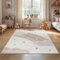 Taracarpet Kindezimmer und Jugendzimmer Kurzflor Teppich in Pastell Farben Kinderteppich auch für Babyzimmer geeignet Pastell bunt Regenbogen 80x150 cm