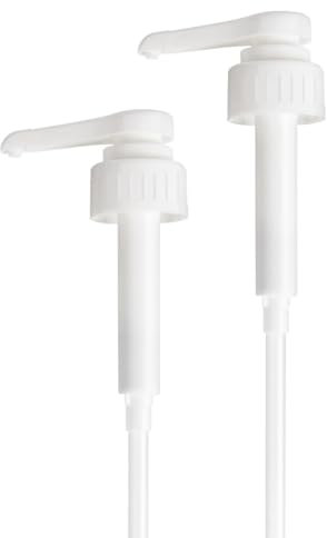 Qussedser Upgraded High-Output Gallon Pump Dispenser, 2pcs Heavy-Duty Leak Proof Large Resin Pump Dispenser 10CC