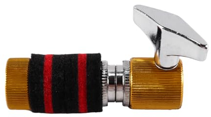 Alnicov Standard Hi Hat Clutch, Metall Standard Jazz Drum Clutch, Hi Hat Becken Beckenteile Zubehör für Jazz Drum Gelb