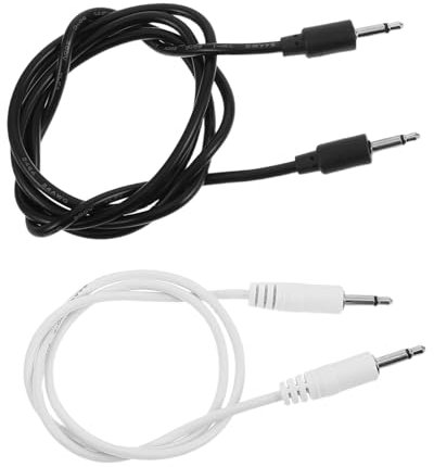 FUNOMOCYA 2pcs Mono Modular Patch Cables Synthesizer Connecting Wires Synthesizer Mono Modular Patch Cables For And Live Performances
