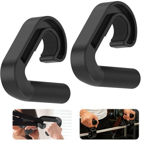 2Pcs Pull Up Handles, Non-Slip Neutral Grip Handle Attachment for Pull up Bar Barbell and Resistance Band Grip Accessories, Heavy Duty Stretch Attachment Grips Handles for Home Gym Workouts