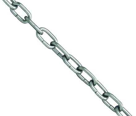 Faithfull 1.6mm x 10m Clock Chain Chrome