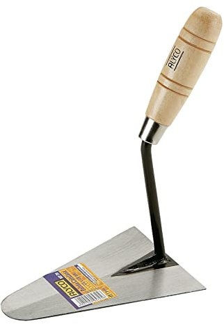Alyco - Paleta Soldada Catalana, Con Mango de Madera, 180 x 125 mm - 195723