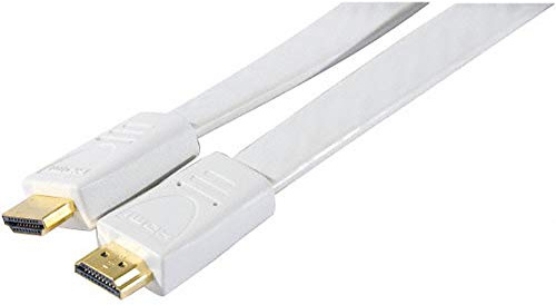 CONECTICPLUS Câble HDMI 1.4 Highspeed Plat 2m Blanc