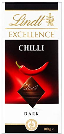 Lindt Excellence Dark Chilli Chocolate Bar, 100 g ​