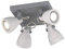 Trio Leuchten Deckenleuchte Concrete 802530478, Metall, Schirm Beton, 4 x GU10, 23 x 23 x 18 cm