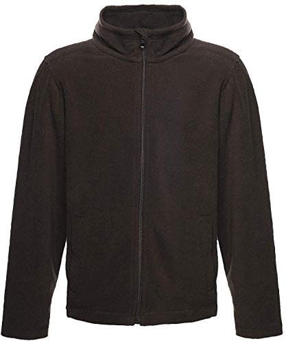Regatta Kids Professional Kids Brigade II Quick Drying Full Zip Fleece, Lightweight Warm Layer with Good Wicking & Two Pockets - Perfect for Walking, Hiking & Camping Black