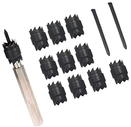 Fenteer Foret à Dépointer Foret Rotatoire Accessoire de Soudage - 13pcs