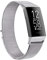 Amzpas Kompatible Für Fitbit Charge 3 Armband/Fitbit Charge 4 Armband, Metall Edelstahl Ersatzarmband Kompatibel mit Fitbit Charge 3/ Charge 4 (L, 01 Silber)