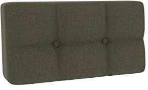 Gutekissen® Palettenkissen Gesteppte Kissen mit Knöpfen, Palettenauflagen Sitzkissen Rückenlehne Gesteppt PFG (Eckkissen 60x40, Dunkelgrün)