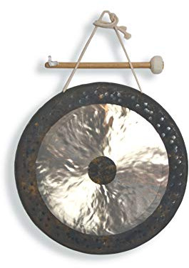 Gong - Chau gong/Tam-tam gong traditionnel 12 : 30cm - Instrument de musique fabriqué main, qualité supérieure et son unique – Musique, méditation, relaxation, décoration