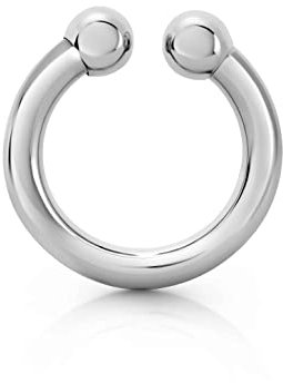 Hufeisenform Eichelring Penisring Cockring medizinischer Edelstahl Cock Ring Penis Eichel Intimschmuck Metall Hodenring (MS24_447) (Innen(Ø): 19 mm)