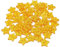 Special Touches 50 Stück goldene Glitzerstern-Knöpfe aus Kunstharz, 13 mm, glitzernde Verzierungen zum Nähen, Basteln und für DIY-Projekte