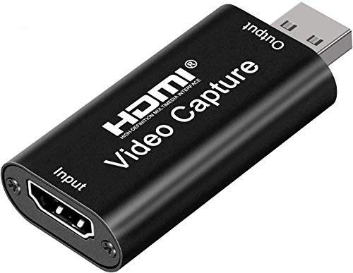 Bprtcra Capture Card, 4K HDMI to USB 2.0 Video Capture Device, High Definition 1080P HD 30fps Record Directly to Computer for Live Broadcasting, Gaming, Streaming, Video Conference