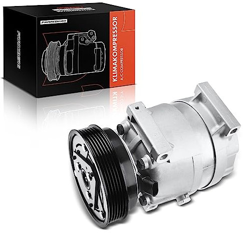 Frankberg Compressore dell'aria condizionata con frizione Benzina Compatibile con M.e.g.a.n.e I BA0/1 1.4L 1.6L KA0/1 DA0/1 EA0/1 M.e.g.a.n.e Scenic Scénic I MPV 7701499859, olio preconfezionato