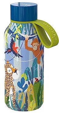 Quokka KIDS BOTELLA TERMO SOLID CON COLGADOR JUNGLE 330 ML