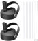 HYDROWION Straw Lid for Hydroflask Wide Mouth Water Bottle, Flex Straw Lid Fit Hydro Flask 12 18 32 40 64 oz and Most Wide Mouth, Sport Cap with Straw Top Replacement Lid