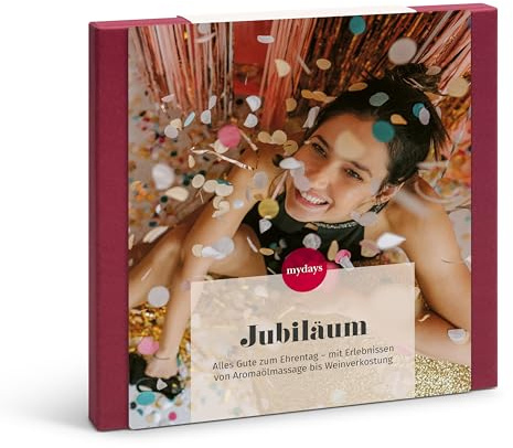 mydays Geschenkbox Jubiläum, für 1 Person, freie Erlebnis-Auswahl an ca. 965 Orten