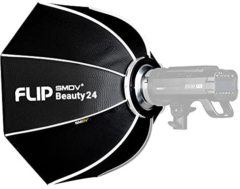 Impulsfoto SMDV Speedbox FLIP Beauty Dish 24-60cm Ø - Kombination aus Beauty Dish u. Softbox