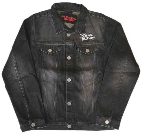 My Chemical Romance Denim Jacket Black Parade Band Logo Official Unisex Black M