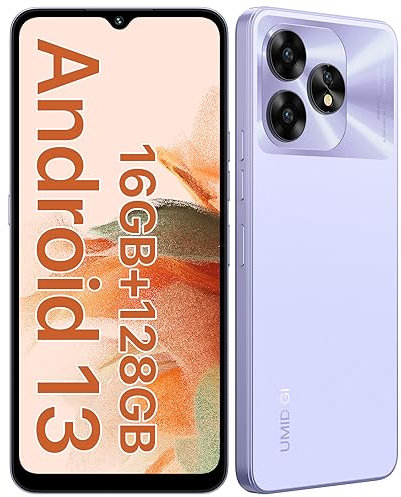 UMIDIGI A15C Handys Ohne Vertrag,NFC, 16GB +128GB/1TB, 48MP Kamera, 6,7 HD+Display, 5000mAh, Dual SIM Android Simlockfreie Handys, 4G Smartphone Ohne Vertrag, Octa-Core, Face ID/OTG/GPS