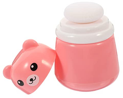 FOMIYES Contenitore per Boccette di Talco per Bambini con Orsetto dei Cartoni Animati Formato da Viaggio per Boccette Morbide per Il Corpo