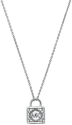 Michael Kors Premium Kors MK Sterling Silber Anhänger-Halskette für Damen, MKC1629AN040