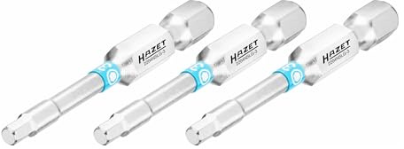 HAZET Bit - Sechskant6,3 (1/4 Zoll) -Sechskant Profil - 3mm -3-tlg.