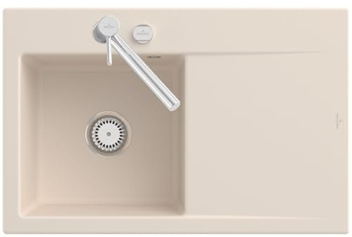 Villeroy & Boch Subway Style 45 Ivory - 3348 02 FU Keramikspüle Excenterbetätigung