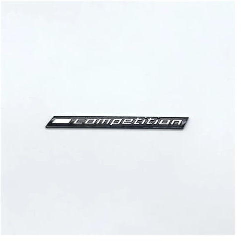 GeRRiT yzw6688 3D-ABS-Kofferraum-Emblem Competition Bar unterstrichenes Emblem kompatibel mit M2 M3 M4 M5 M6 M8 X2M X3M X4M X5M X6M X7M Abzeichen-Aufkleber (Color : Competition(13cm))