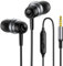 Auricolari con Filo, In-ear Cuffie con Filo e Microfono, Cuffiette con Filo Suono Chiaro, Isolamento Acustico, Cuffie Jack 3.5 per Samsung, iphone, Tablet, iPad, MP3 e Altri Dispositivi da 3,5 mm