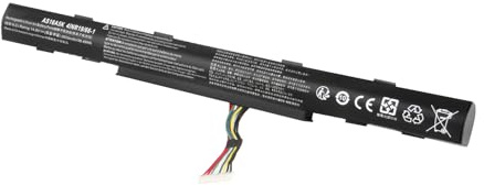 Exmate AS16A5K AS16A7K AS16A8K Laptop Akku für Acer Aspire E15 E5-475 E5-475G E5-476 E5-476G E5-523 E5-523G E5-553 E5-553G E5-575 E5-575G E17 E5-74 5-774 F5-573 F5-573G Serie (14.8V/2600mAh)
